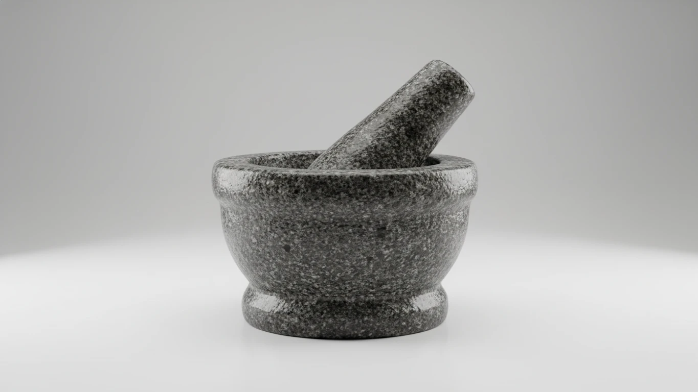 Almofariz e Pilão em Granito Maciço