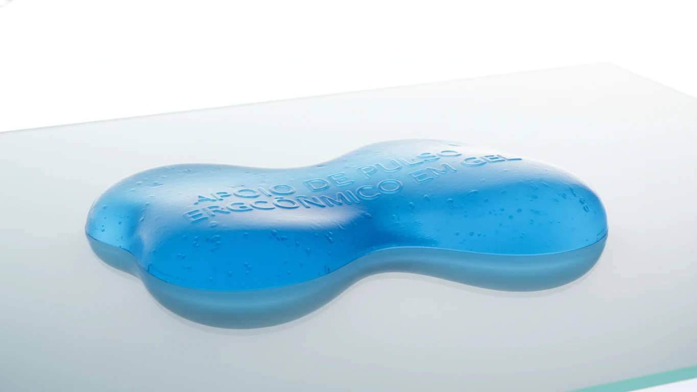 Apoio de Pulso Ergonômico em Gel