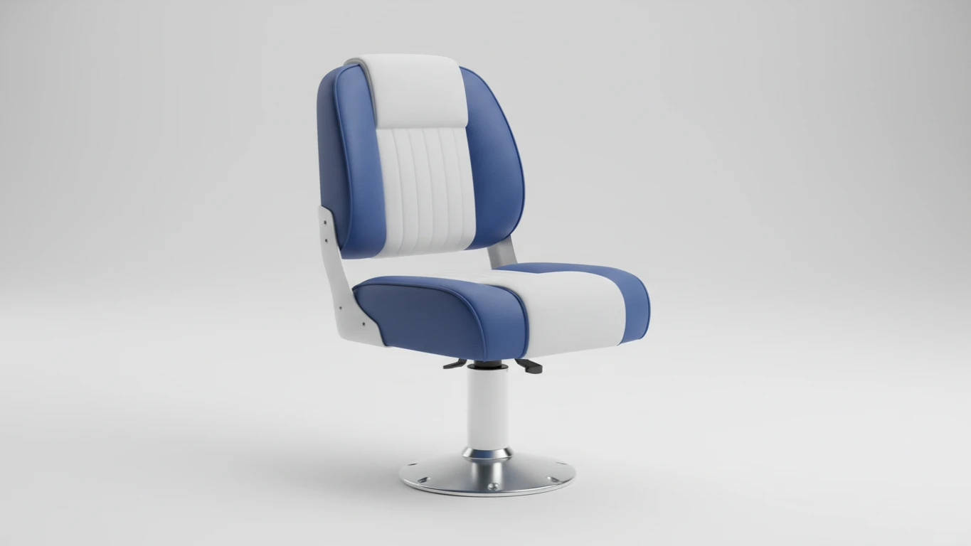 Assento Almofadado Giratório para Barco