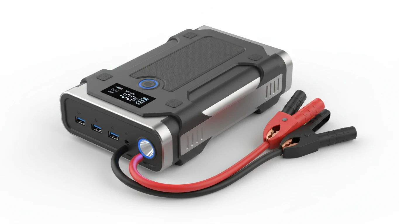 Auxiliar de Partida (Jump Starter) com Power Bank