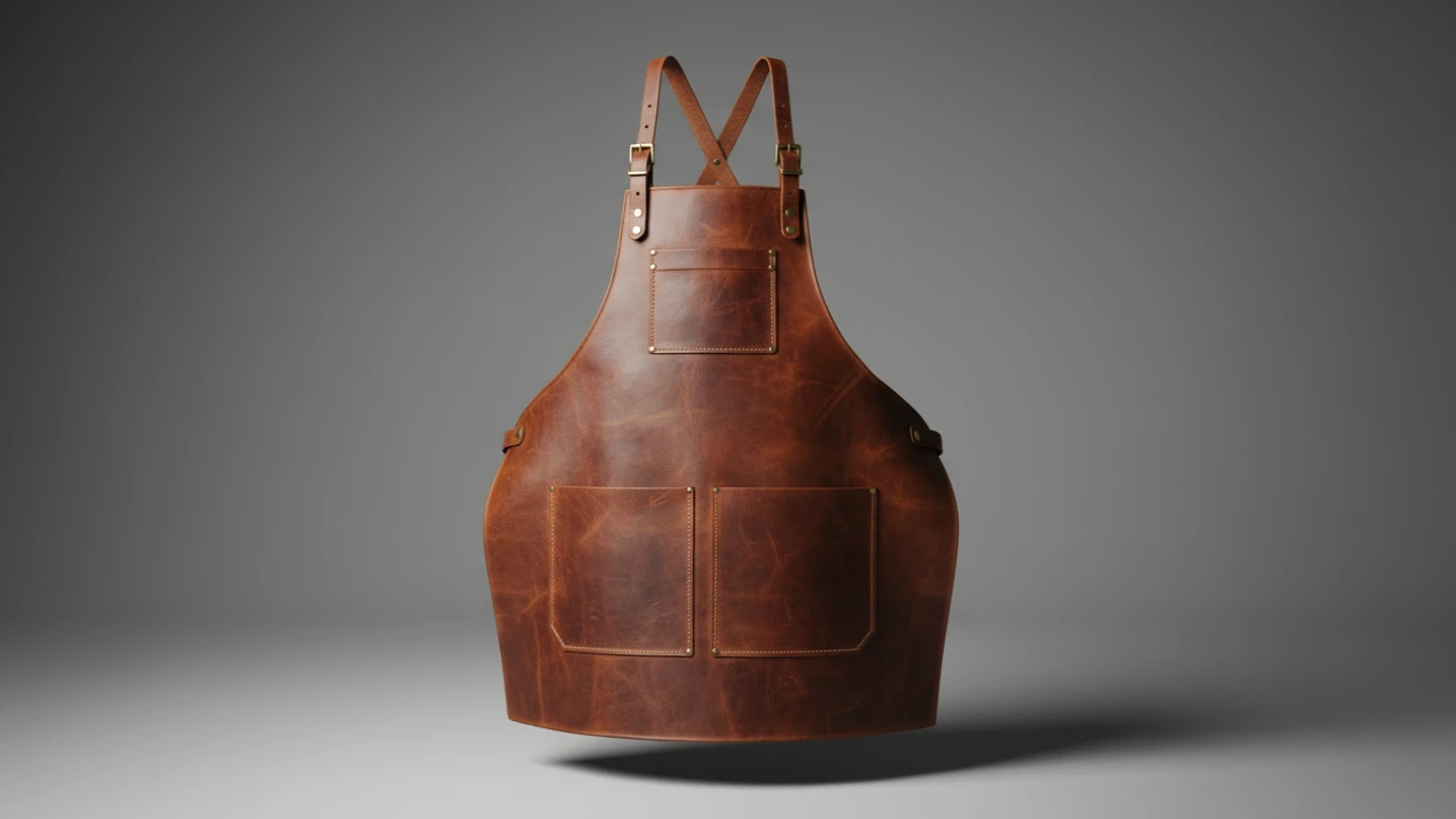 Avental de Couro Legítimo Artesanal
