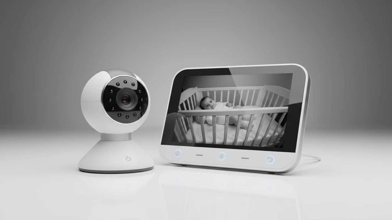 Babá Eletrônica com Câmera HD e Visão Noturna