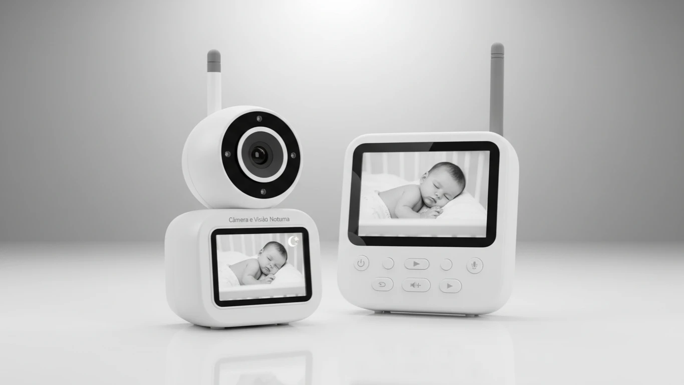 Babá Eletrônica com Câmera e Visão Noturna