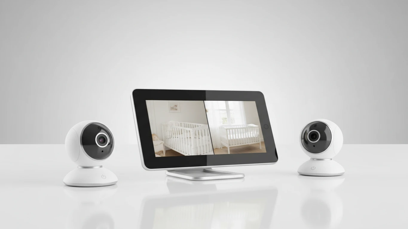 Babá Eletrônica com Duas Câmeras e Monitor