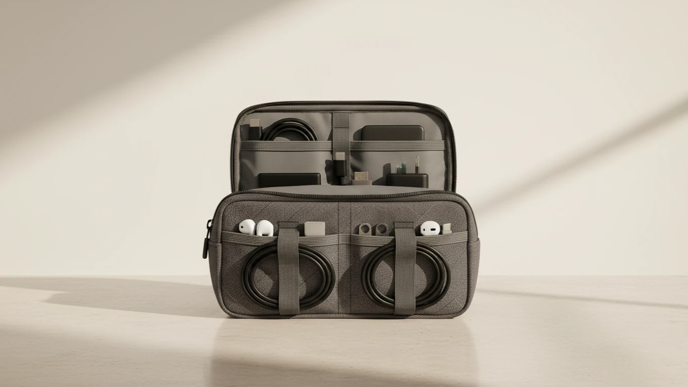 Bag Organizadora de Cabos e Acessórios