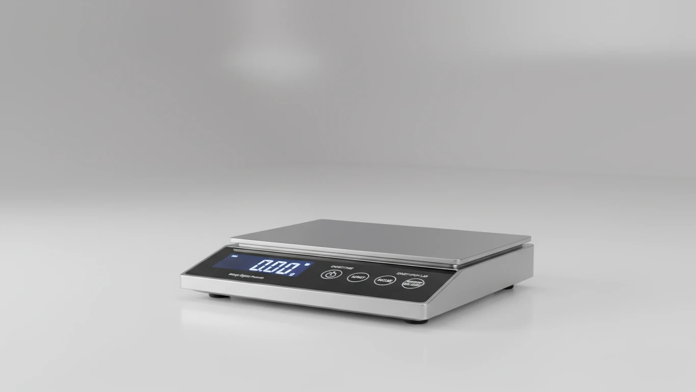 Balança Digital de Precisão com Cronômetro