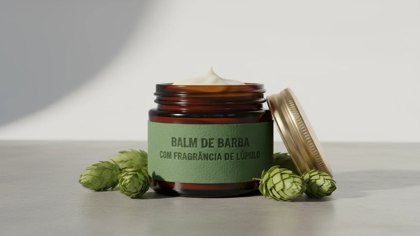 Balm de Barba com Fragrância de Lúpulo