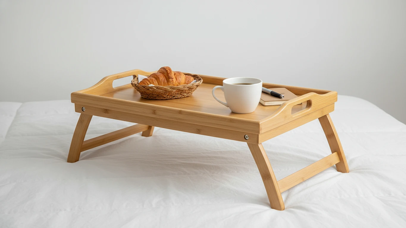 Bandeja de Bambu para Cama