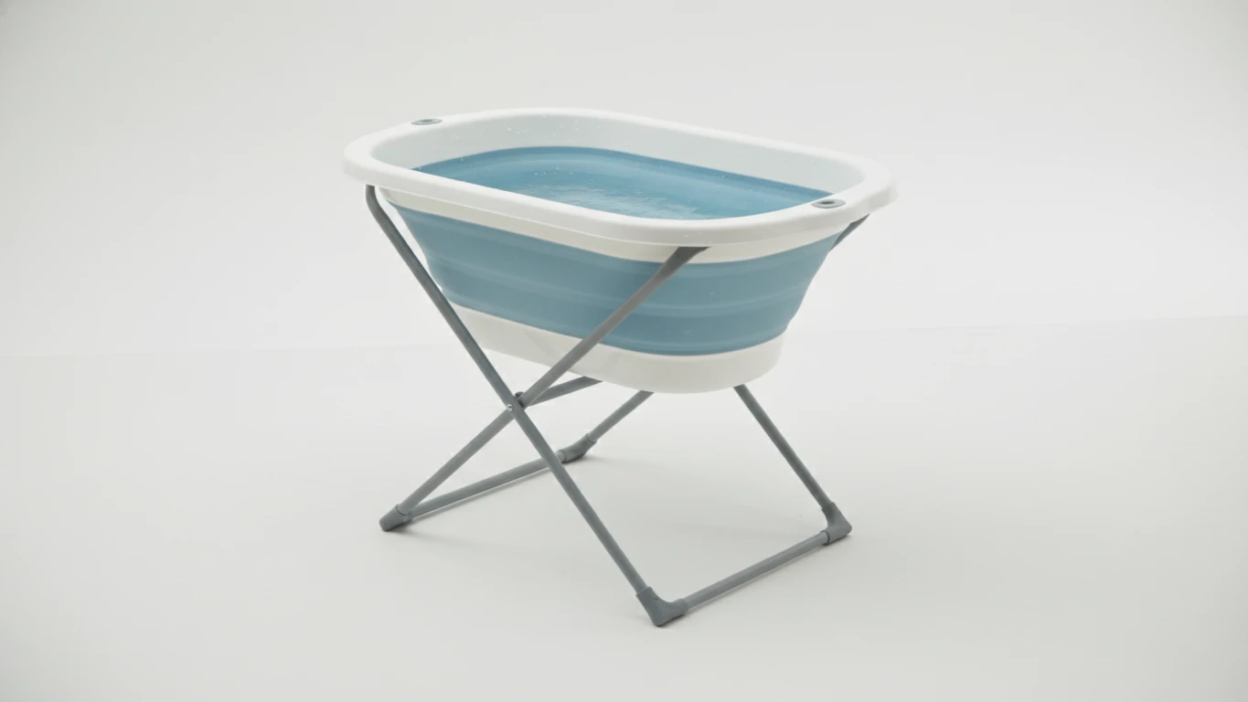 Banheira Dobrável com Suporte