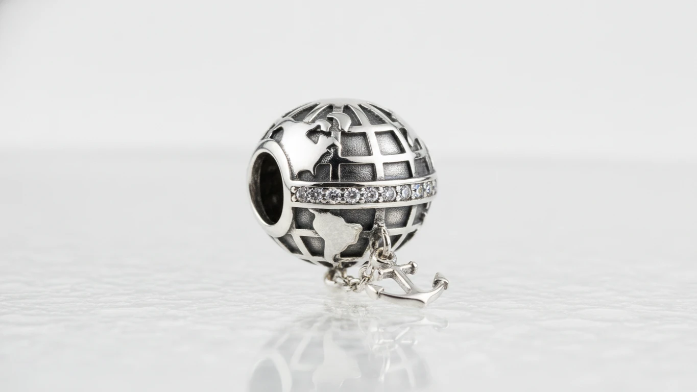 Berloque Temático em Prata