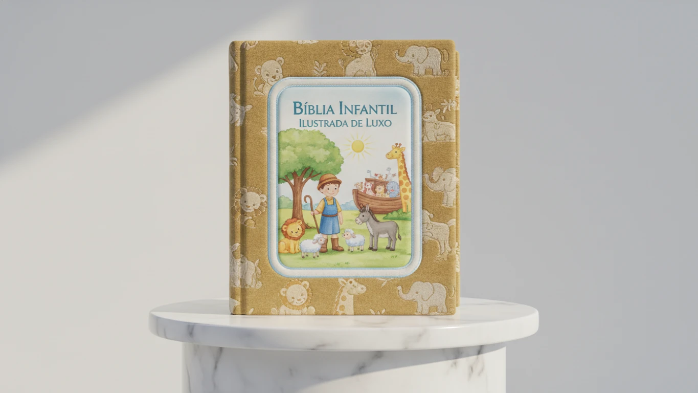 Bíblia Infantil Ilustrada de Luxo