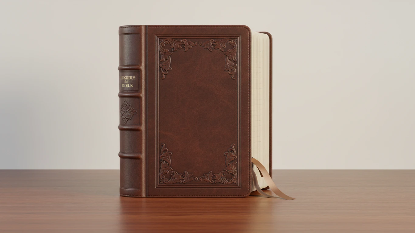 Bíblia de Luxo com Capa Personalizada em Couro