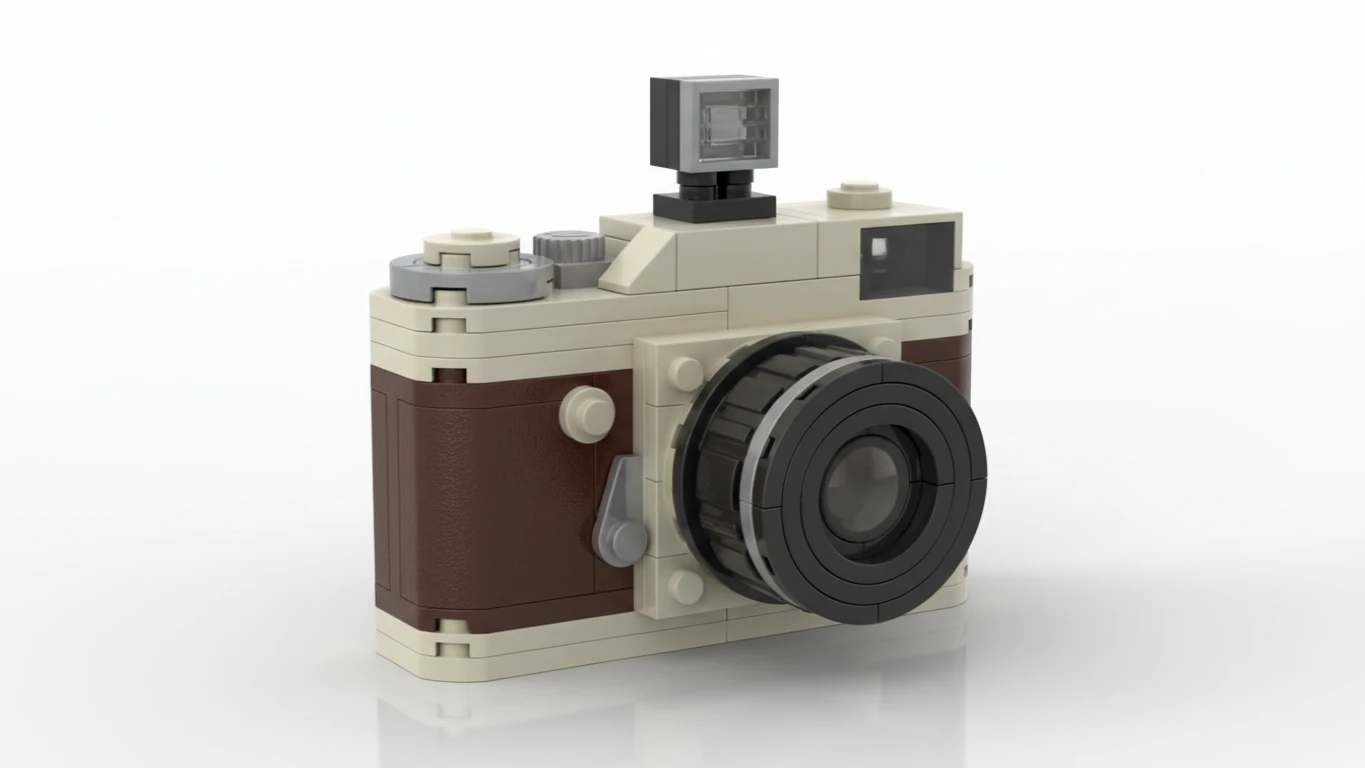 Bloco de Montar: Câmera Retrô Colecionável