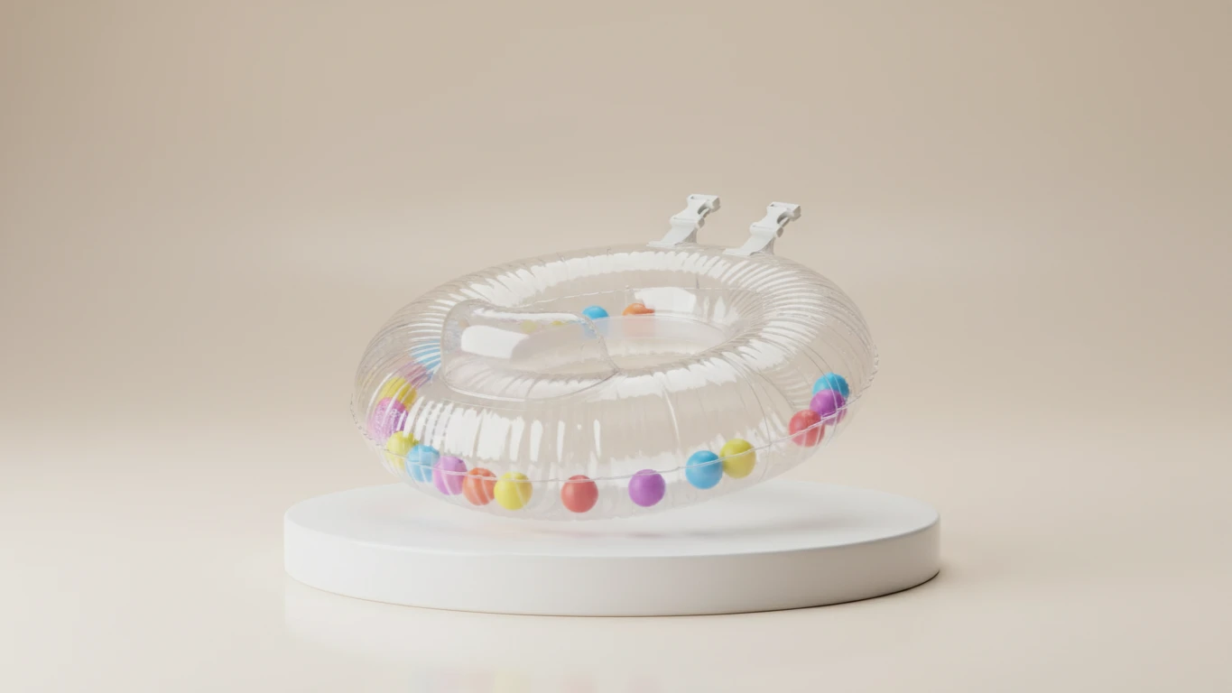 Boia de Pescoço para Banho Seguro de Bebê