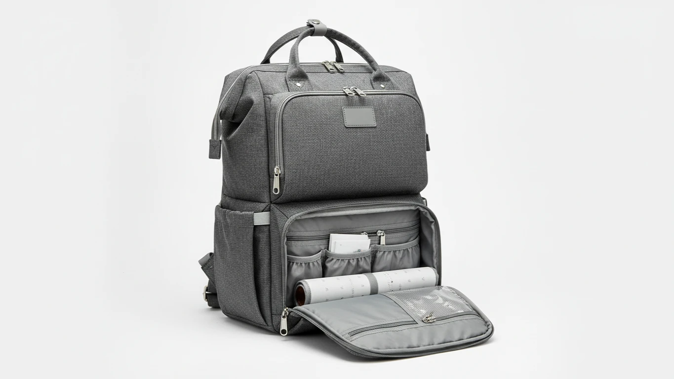 Bolsa Maternidade Funcional com Compartimentos Duplos