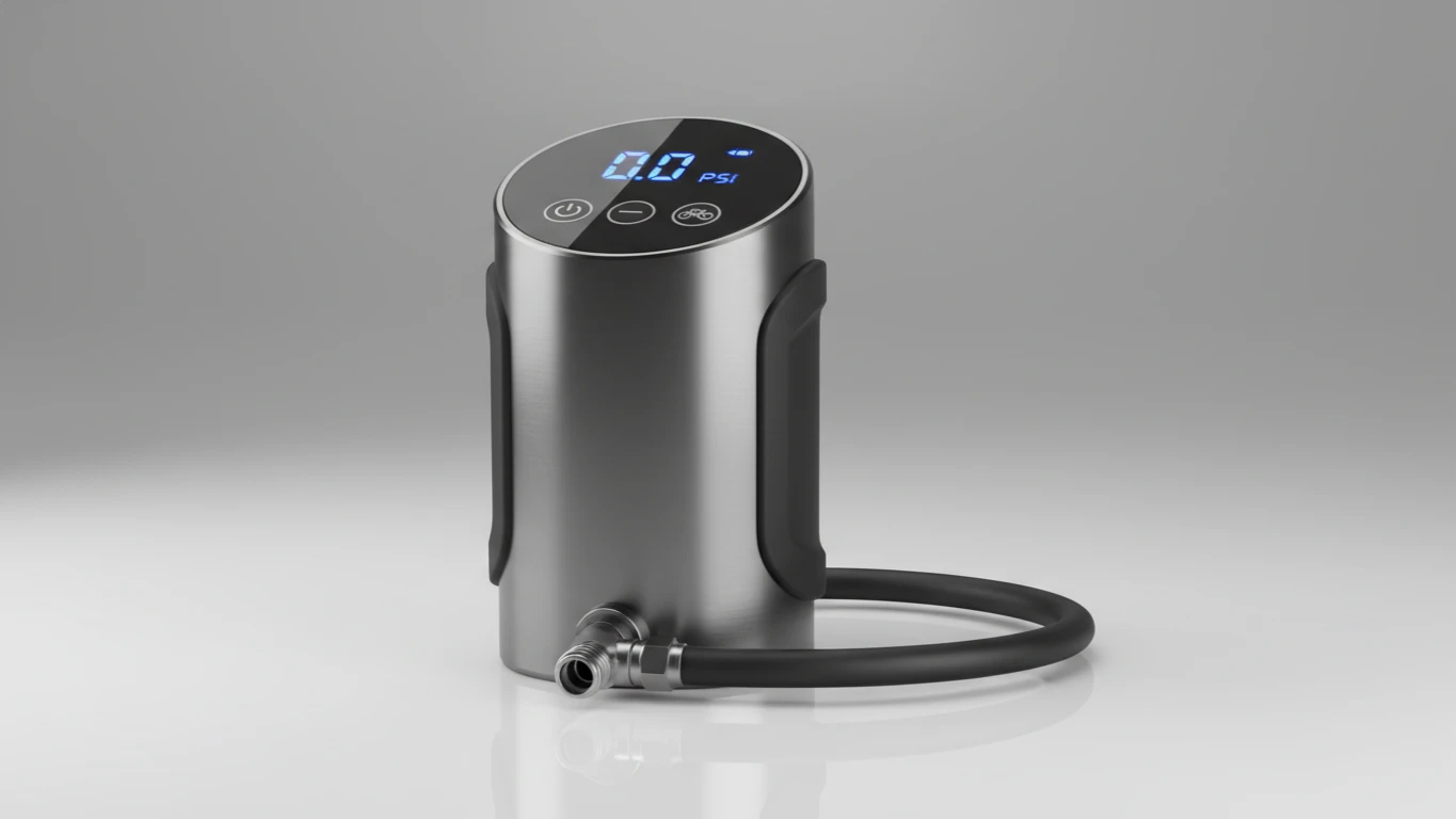 Bomba de Ar Elétrica Portátil com Sensor de Pressão