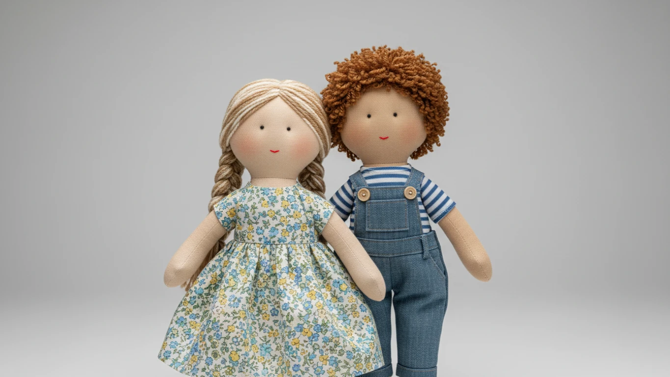 Boneca Macia ou Boneco de Pano