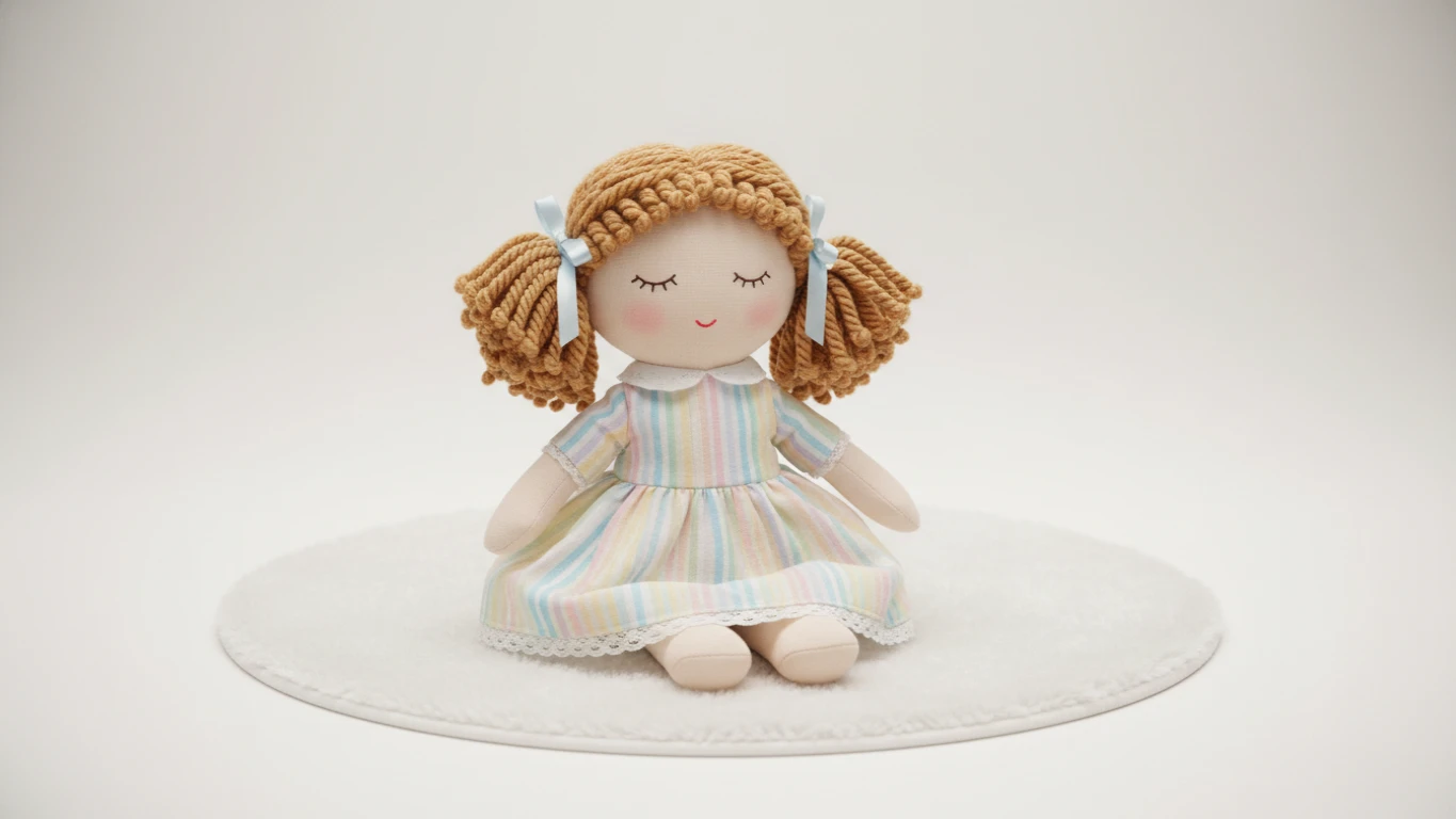 Boneca de Pano ou Pelúcia Macia Anti-alérgica