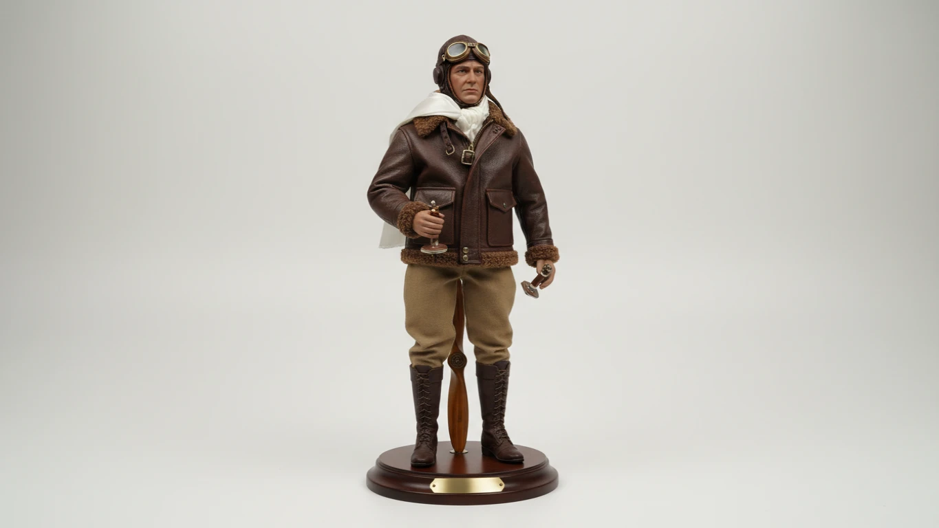 Boneco Colecionável de Piloto Histórico