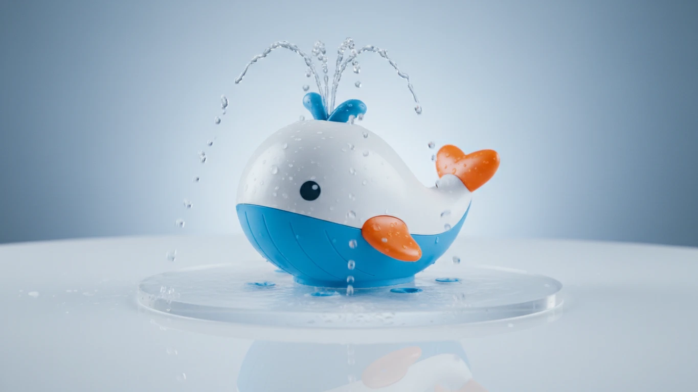 Brinquedo de Banho com Jatos de Água