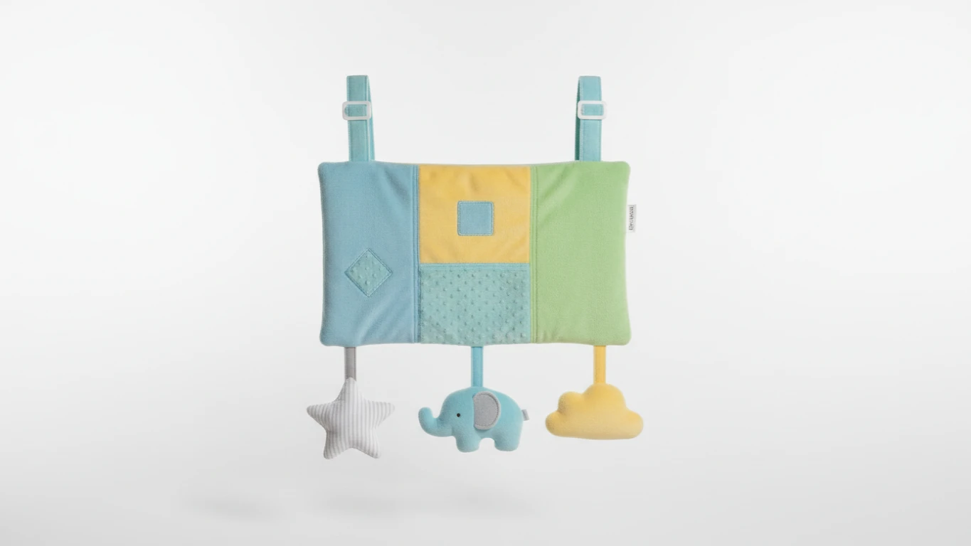 Brinquedo de Chute e Toque para Berço