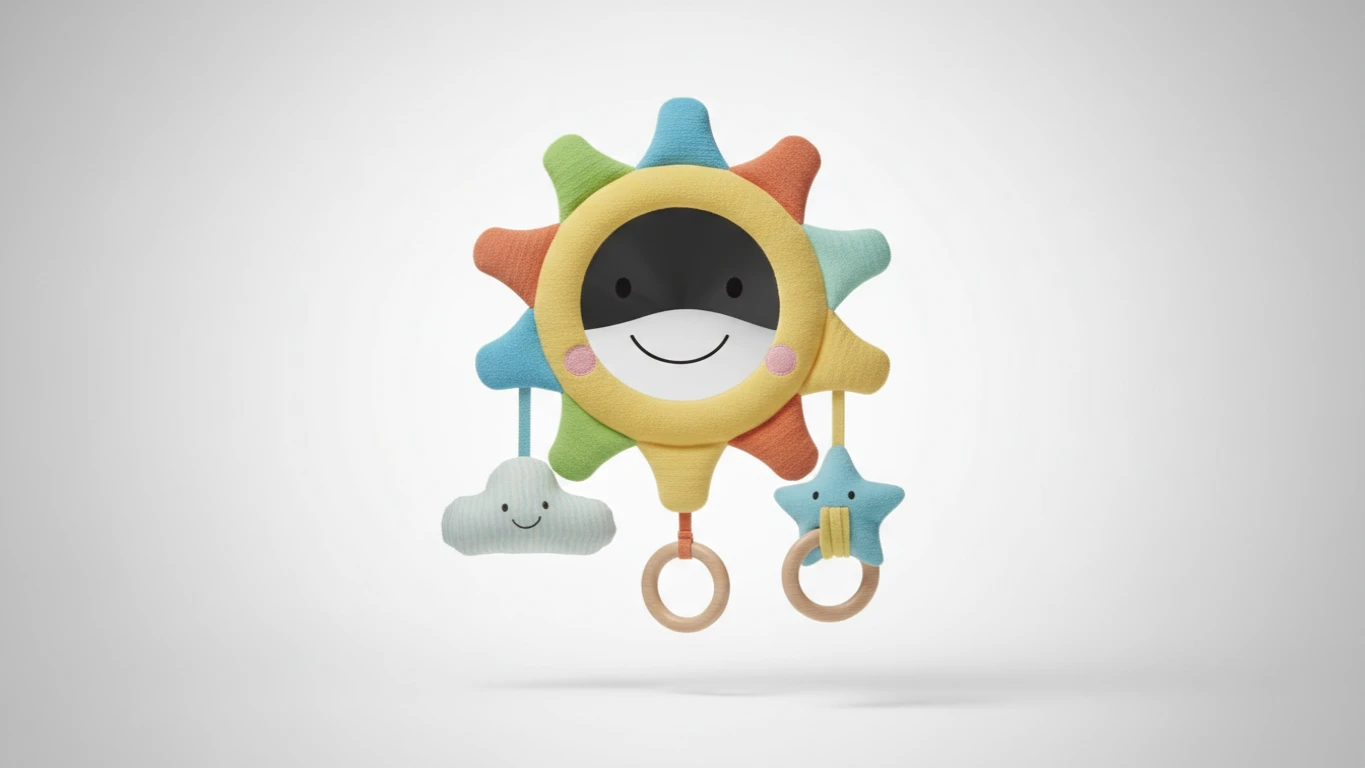 Brinquedo de Espelho Mágico para Berço