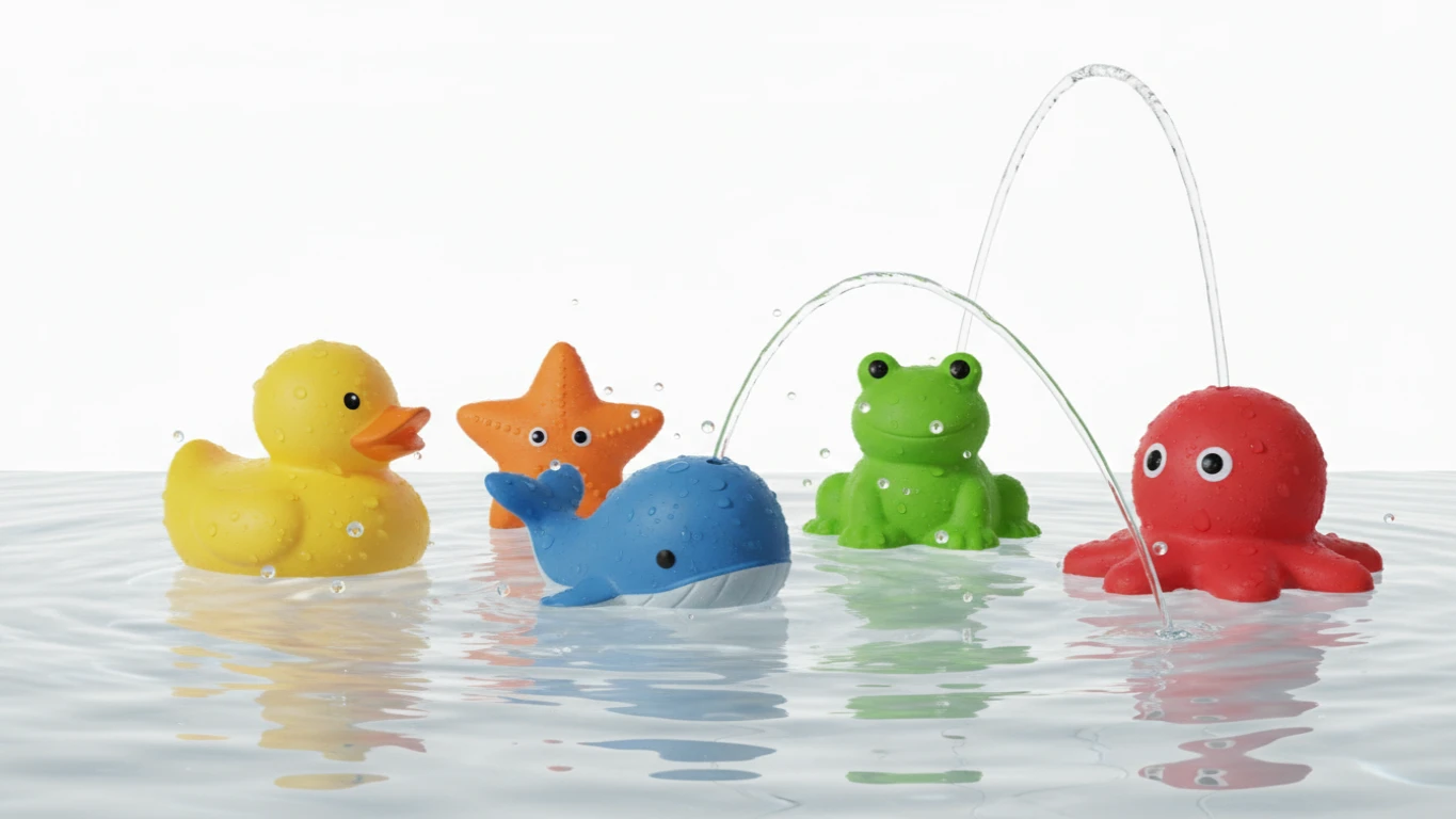 Brinquedos de Banho Flutuantes e Esguichadores