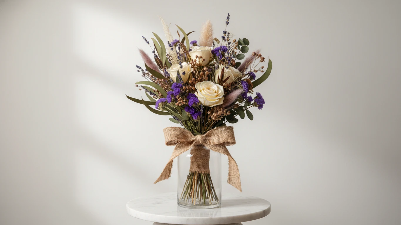 Buquê de Flores Preservadas Premium