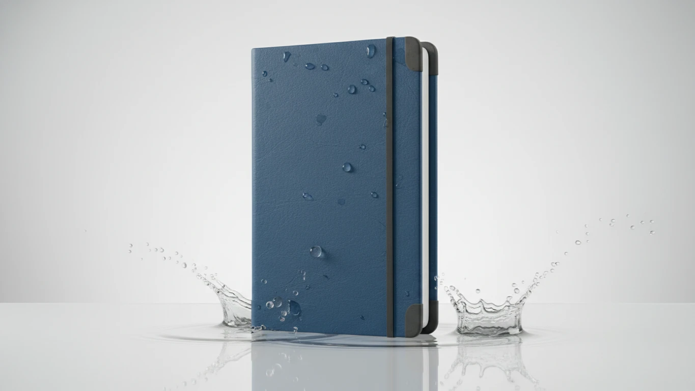 Caderno de Anotações Resistente à Água
