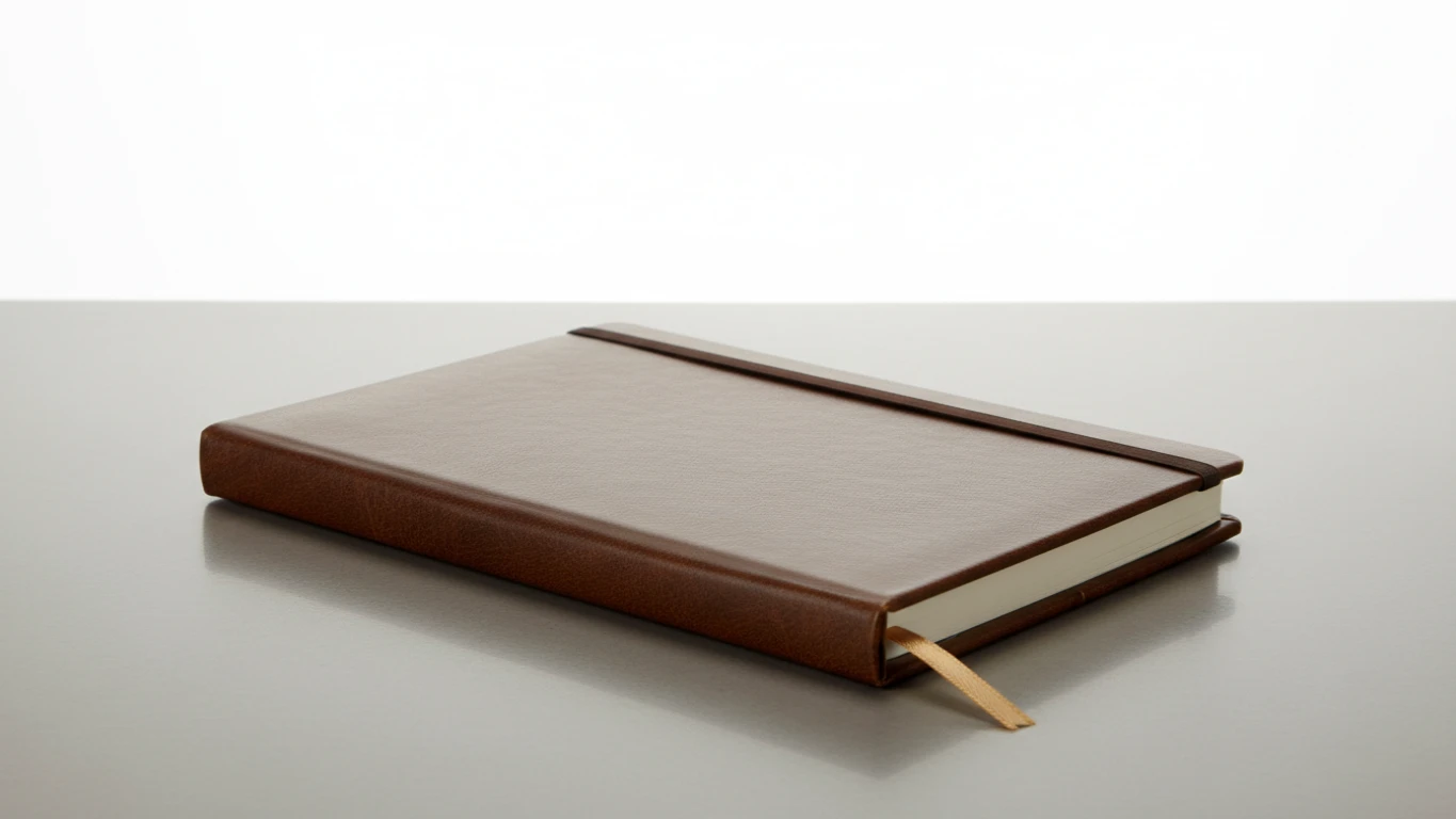 Caderno de Anotações com Capa em Couro Sintético