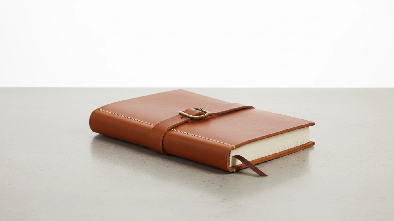 Caderno de Anotações em Couro