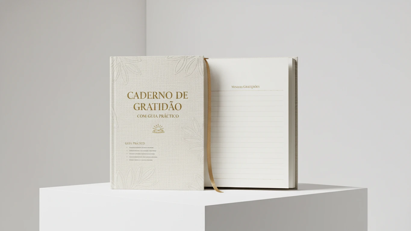 Caderno de Gratidão com Guia Prático