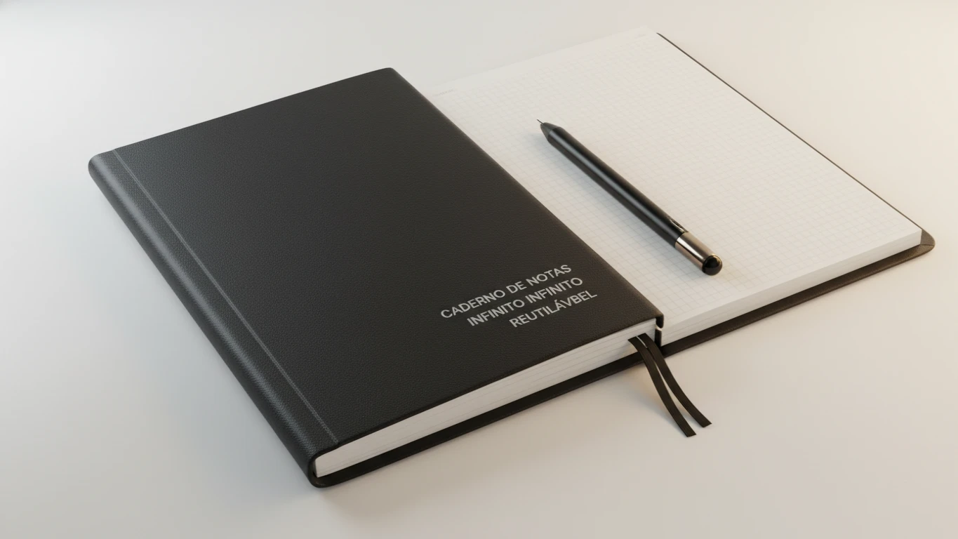 Caderno de Notas Infinito Reutilizável