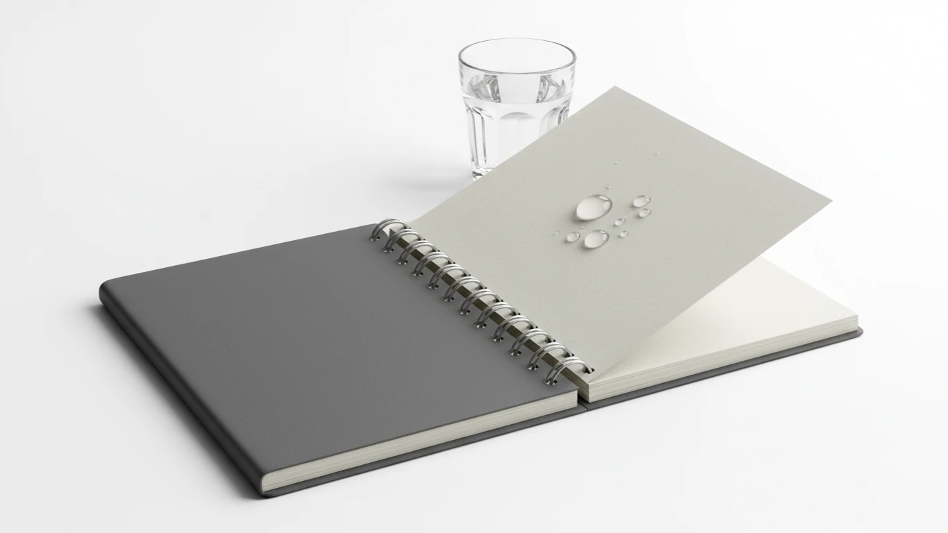 Caderno de Notas com Papel Impermeável