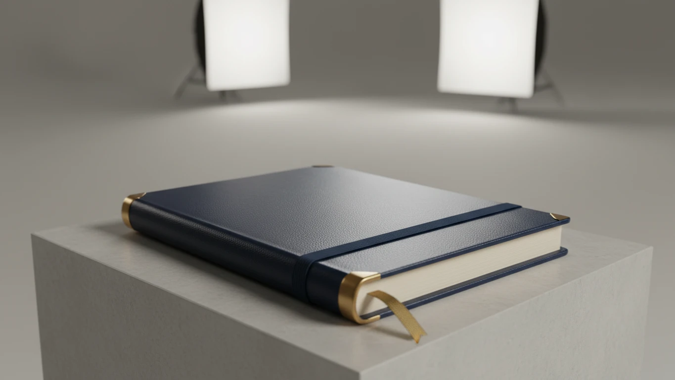 Caderno de Notas de Luxo com Capa Dura