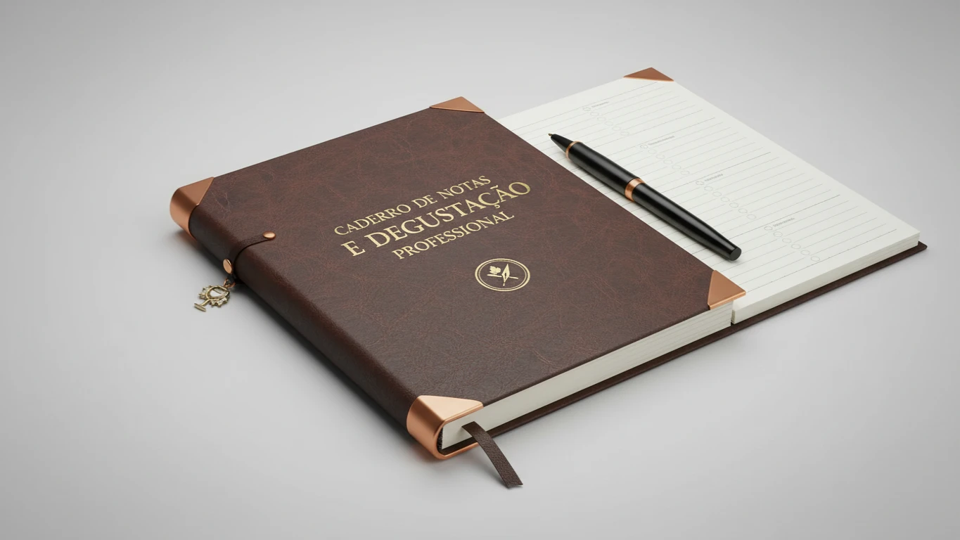 Caderno de Notas e Degustação Profissional