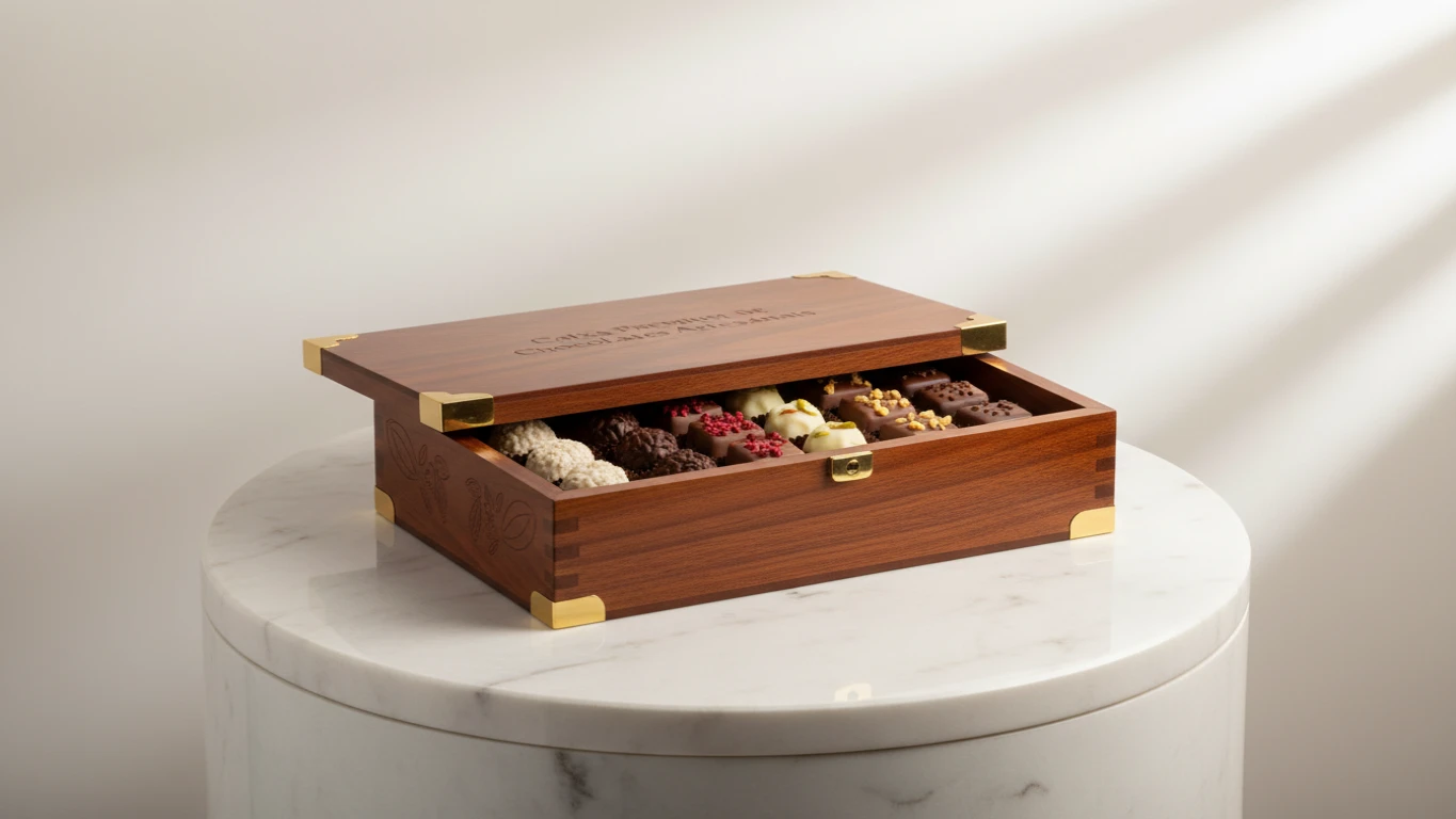 Caixa Premium de Chocolates Artesanais