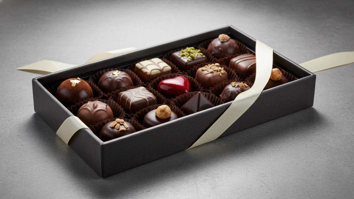 Caixa de Bombons Artesanais Gourmet