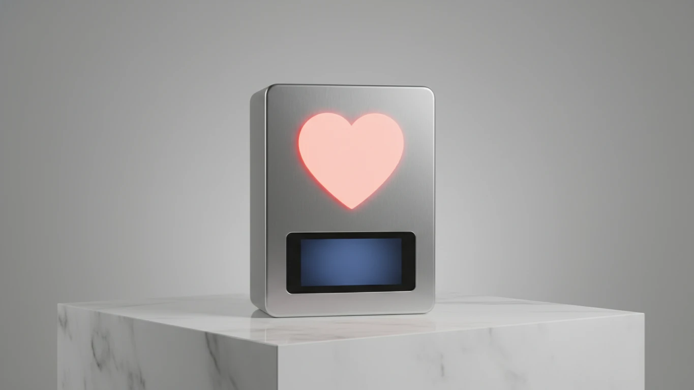 Caixa de Mensagens Digital com Coração