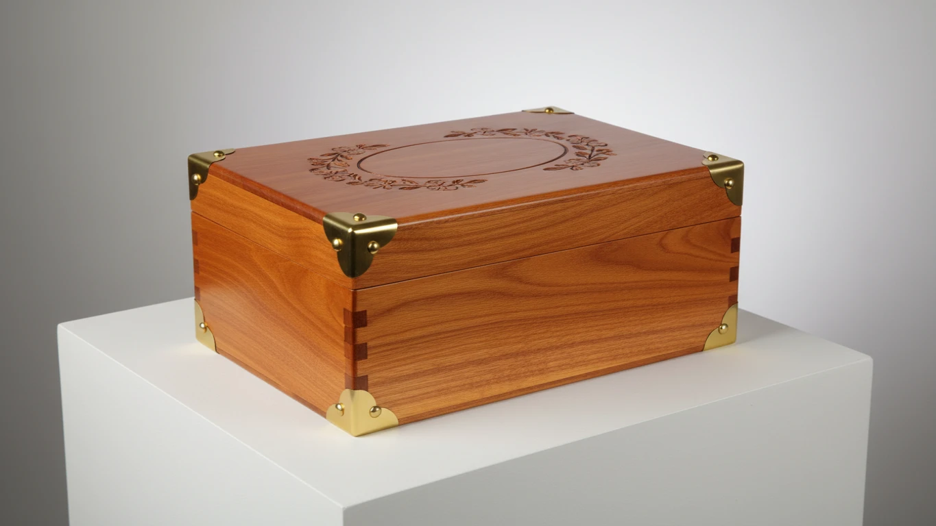 Caixa de Recordações Personalizada em Madeira