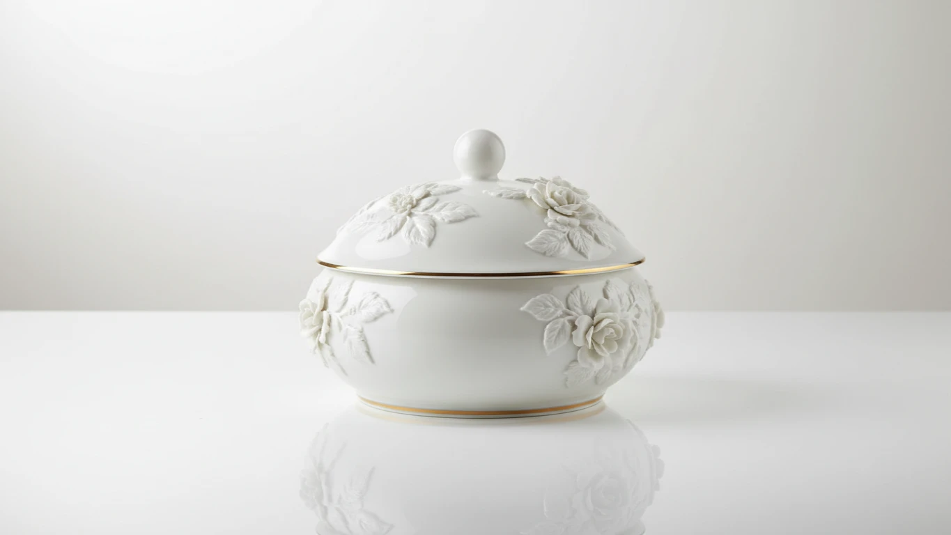 Caixa de Recordações em Porcelana