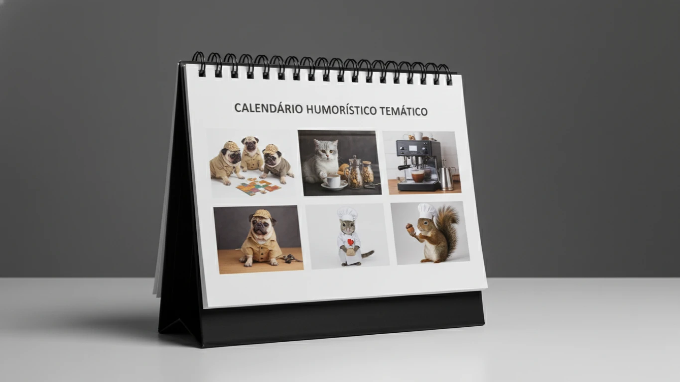 Calendário Humorístico Temático