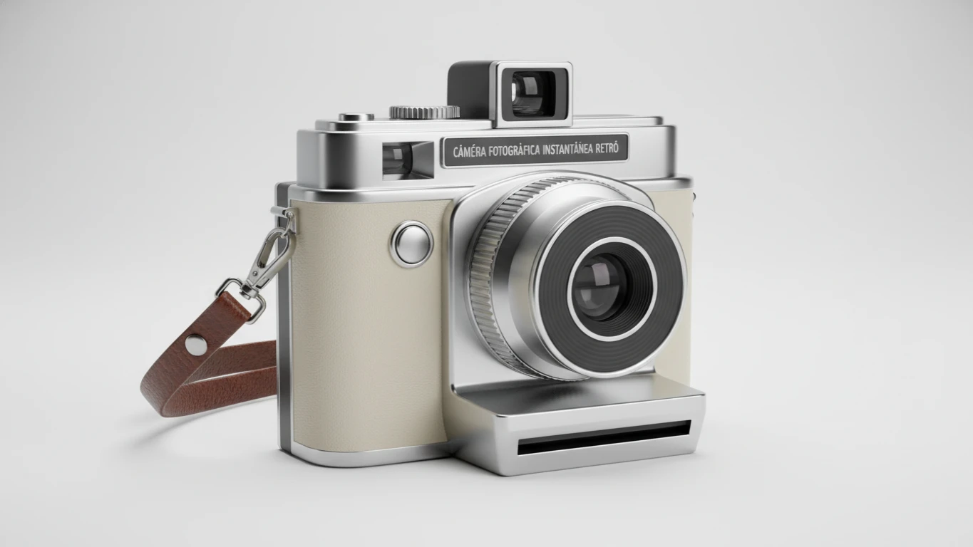 Câmera Fotográfica Instantânea Retrô