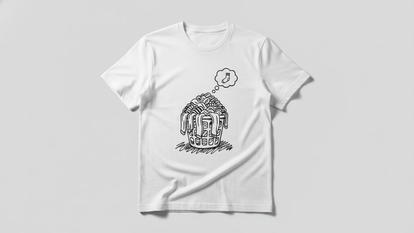 Camiseta com Estampa Irônica