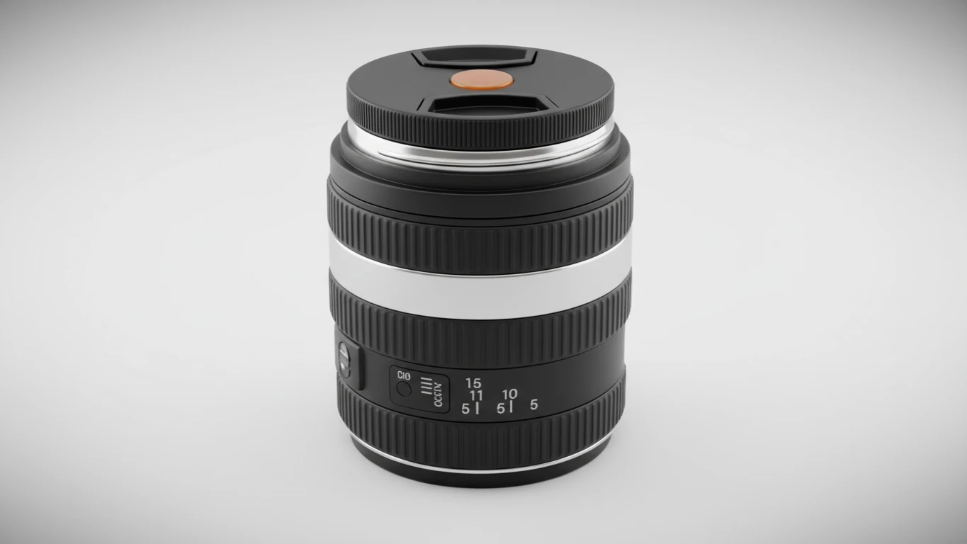 Caneca Térmica em Formato de Lente Fotográfica
