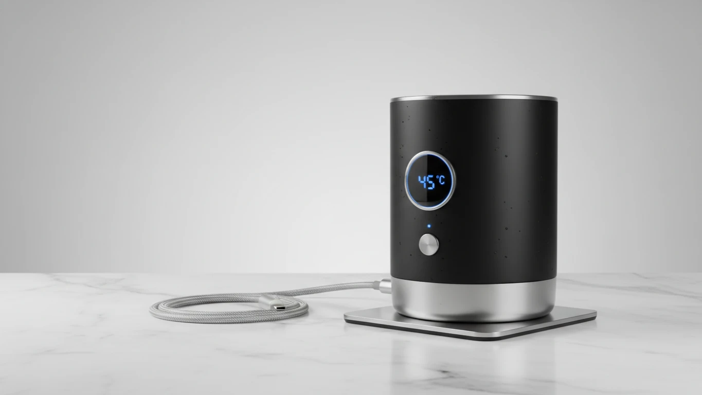 Caneca com Controle de Temperatura via USB