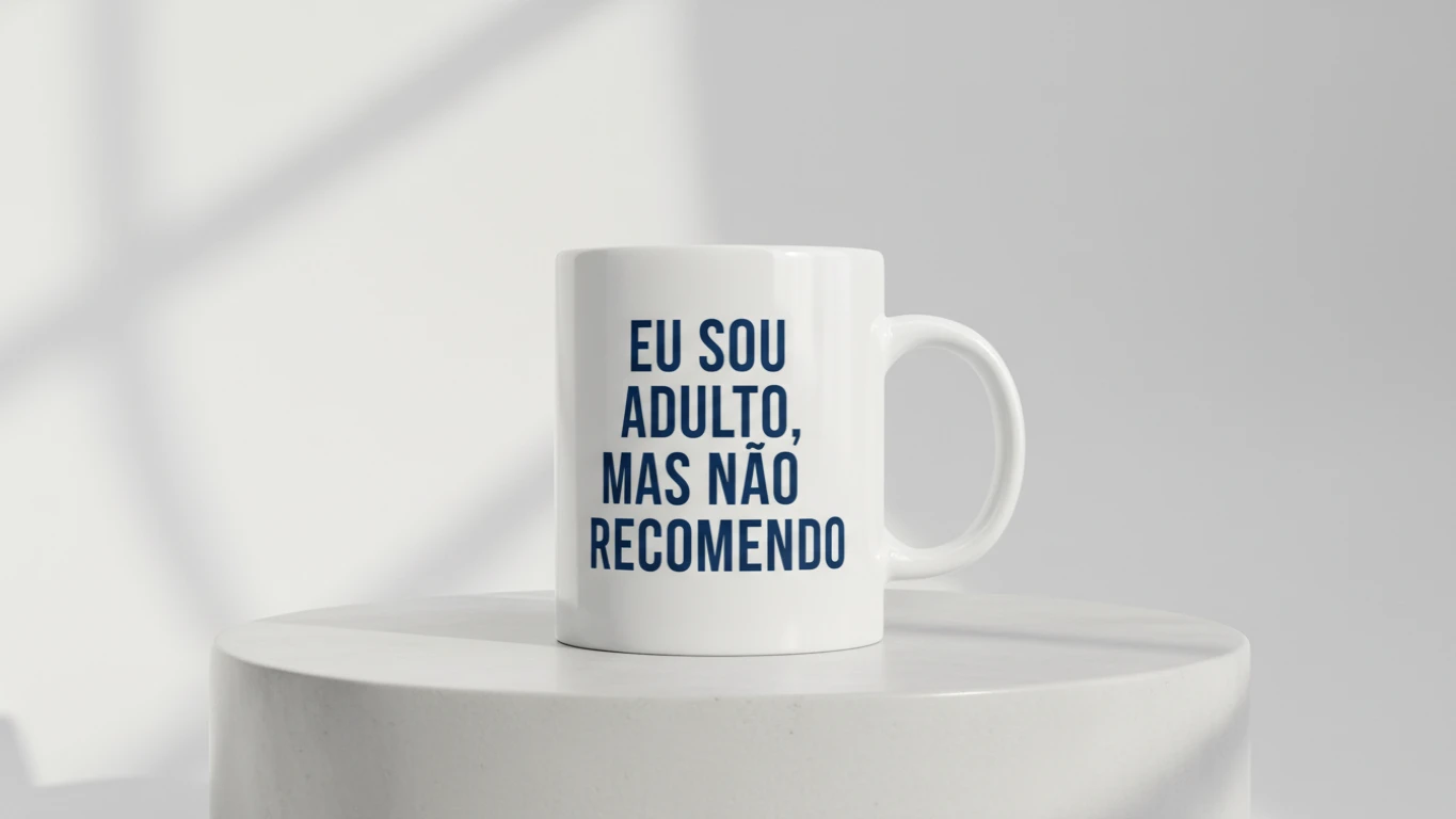 Caneca de Humor Sarcástico