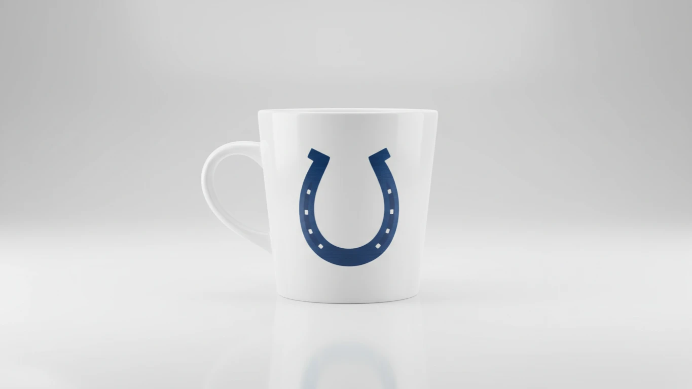 Caneca de Porcelana com Design de Ferradura