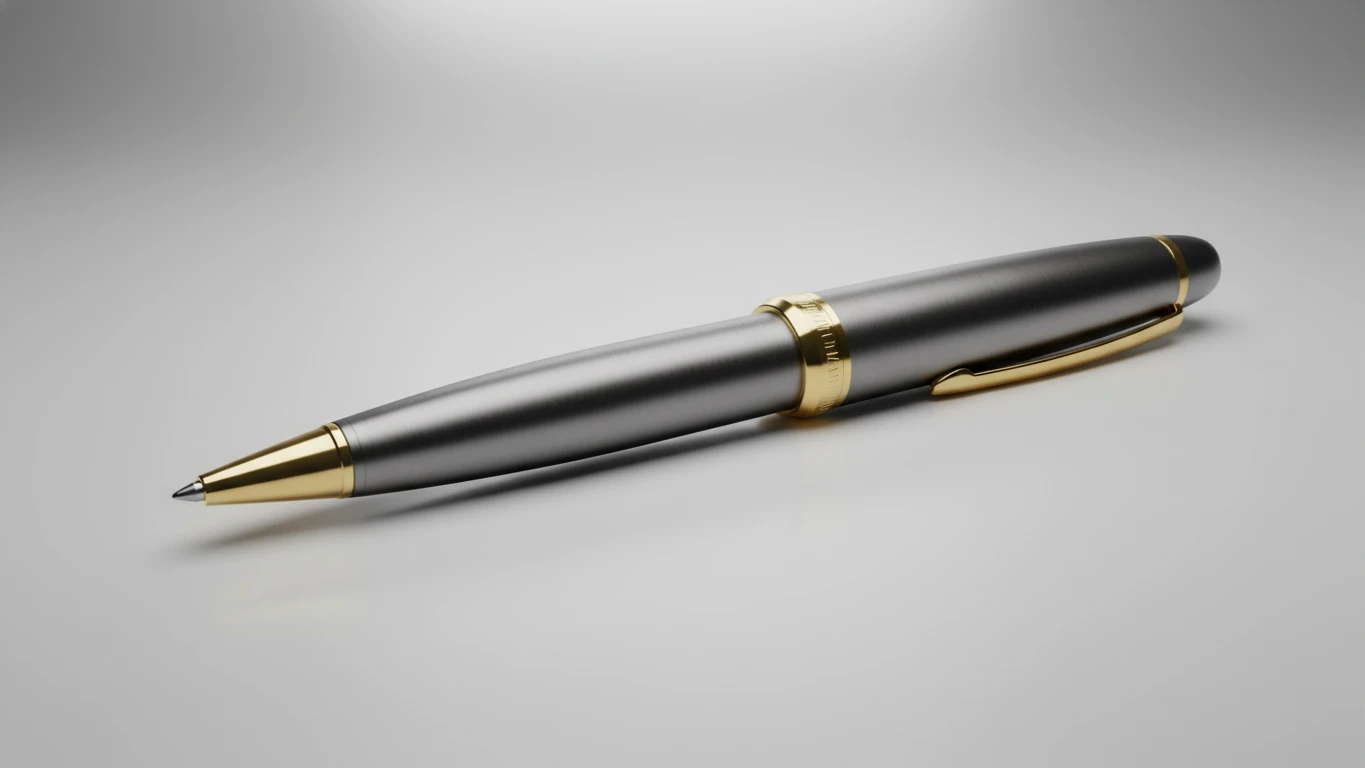 Caneta Executiva com Acabamento em Metal
