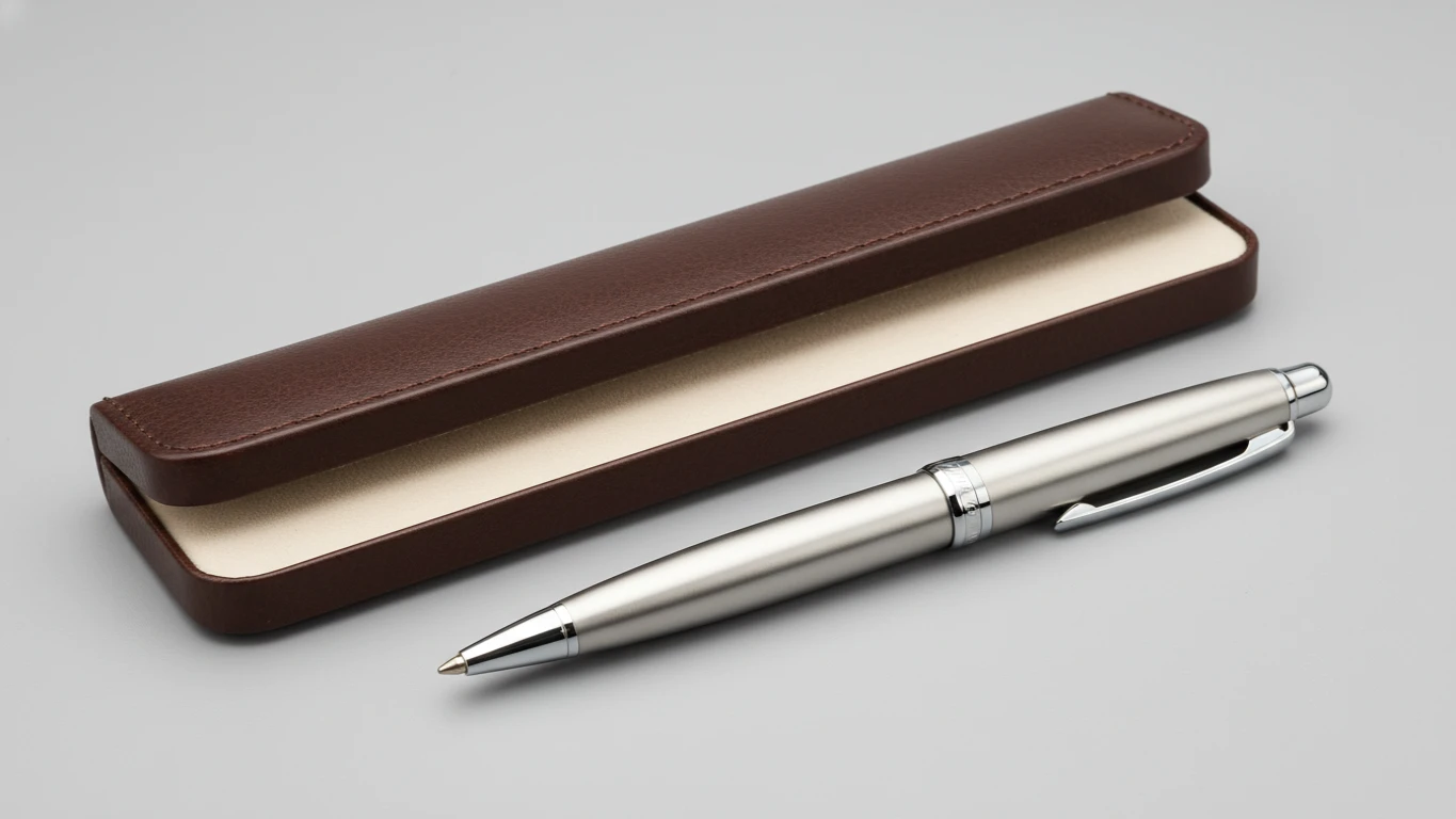 Caneta Executiva com Estojo de Couro
